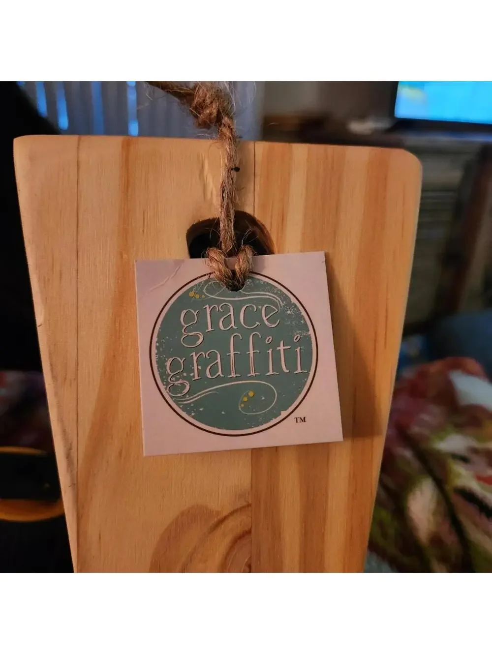 Grace Graffiti Sail Boat Cutting Board